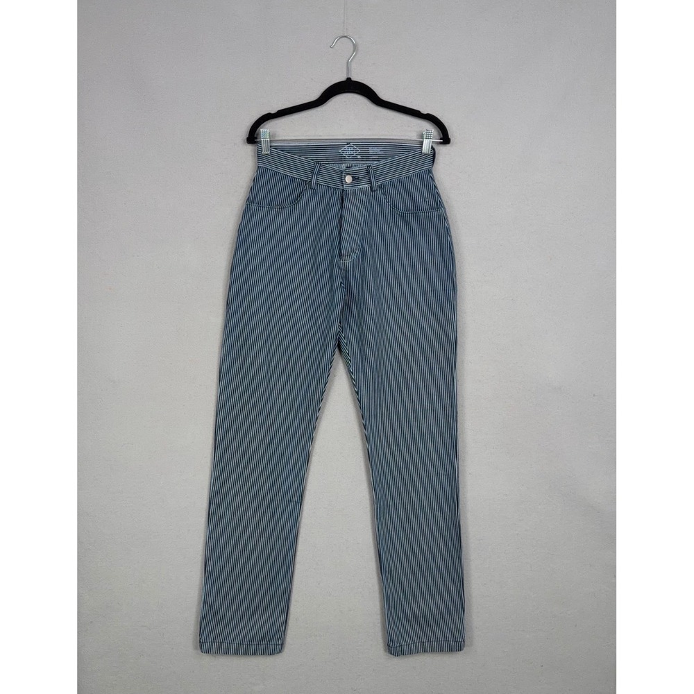Alex Crane Jeans Mens 30 Hickory Stripe Organic Cotton Cham Pants Portugal